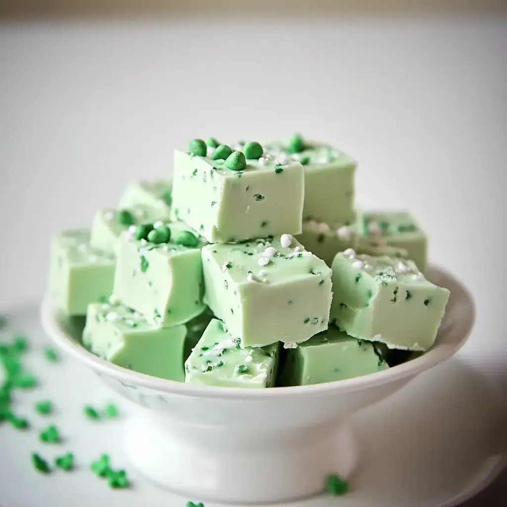 Delicious Shamrock Shake Fudge Recipe