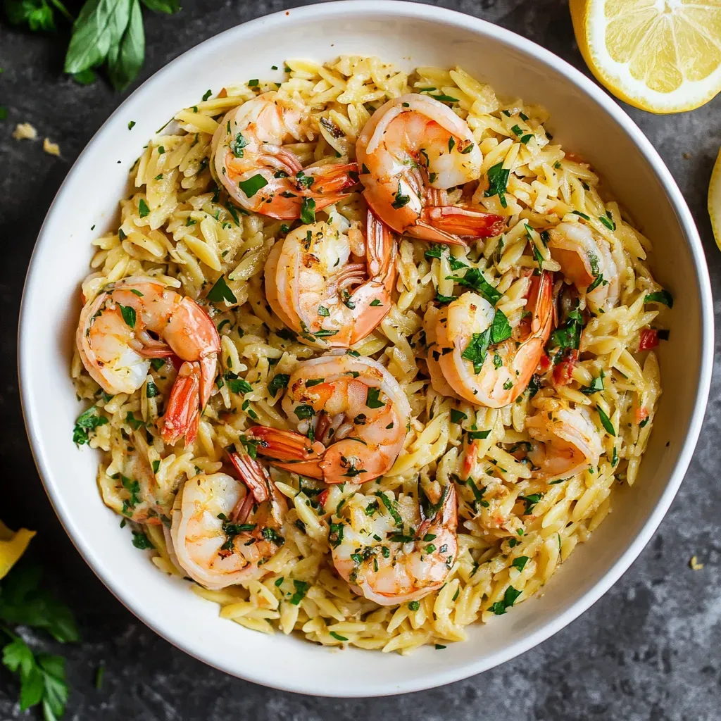 Delicious Shrimp Scampi Orzo Recipe