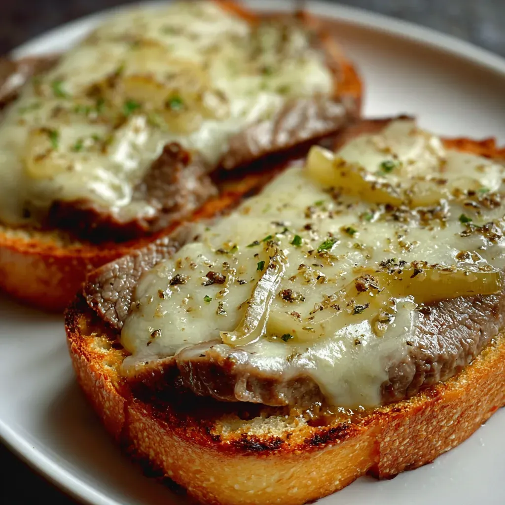 Delicious Steak and Cheese Garlic Toast Recipe
