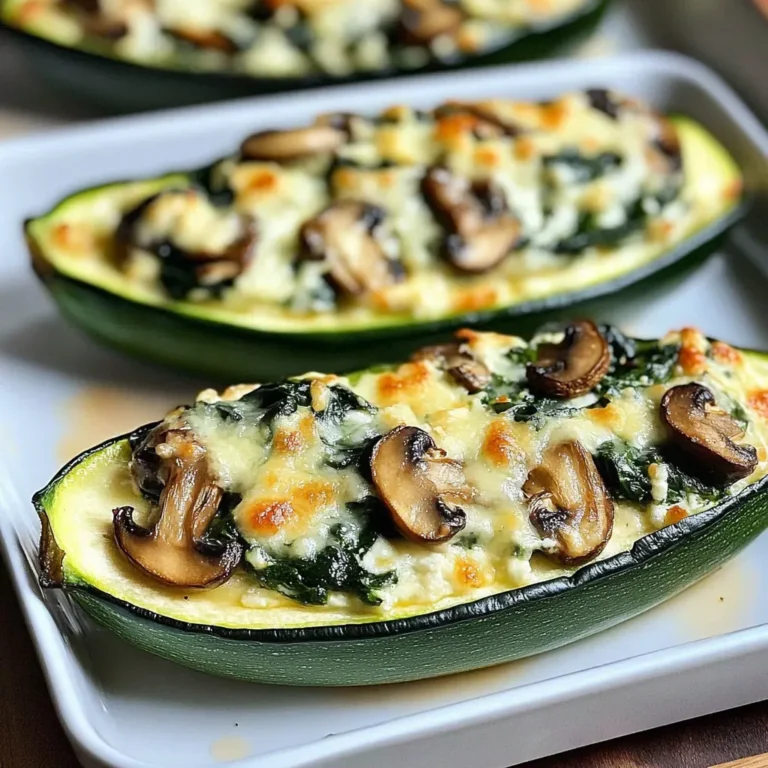 Delicious Stuffed Zucchini Boats Recipe