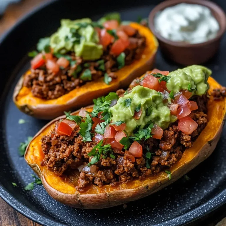 Delicious Taco Sweet Potatoes Recipe
