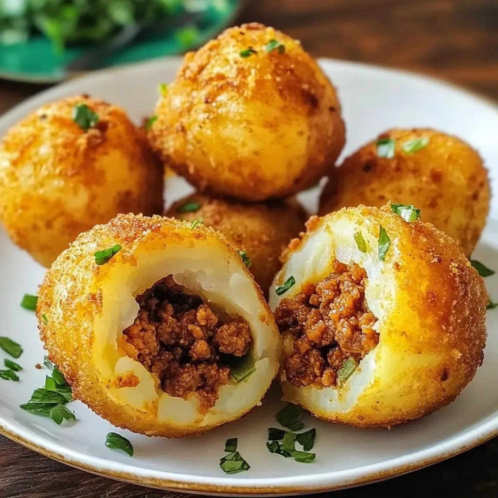 Flavorful Colombian Beef Stuffed Potatoes