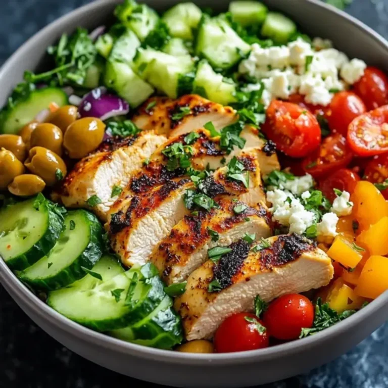 Flavorful Mediterranean Chicken Bowl Recipe