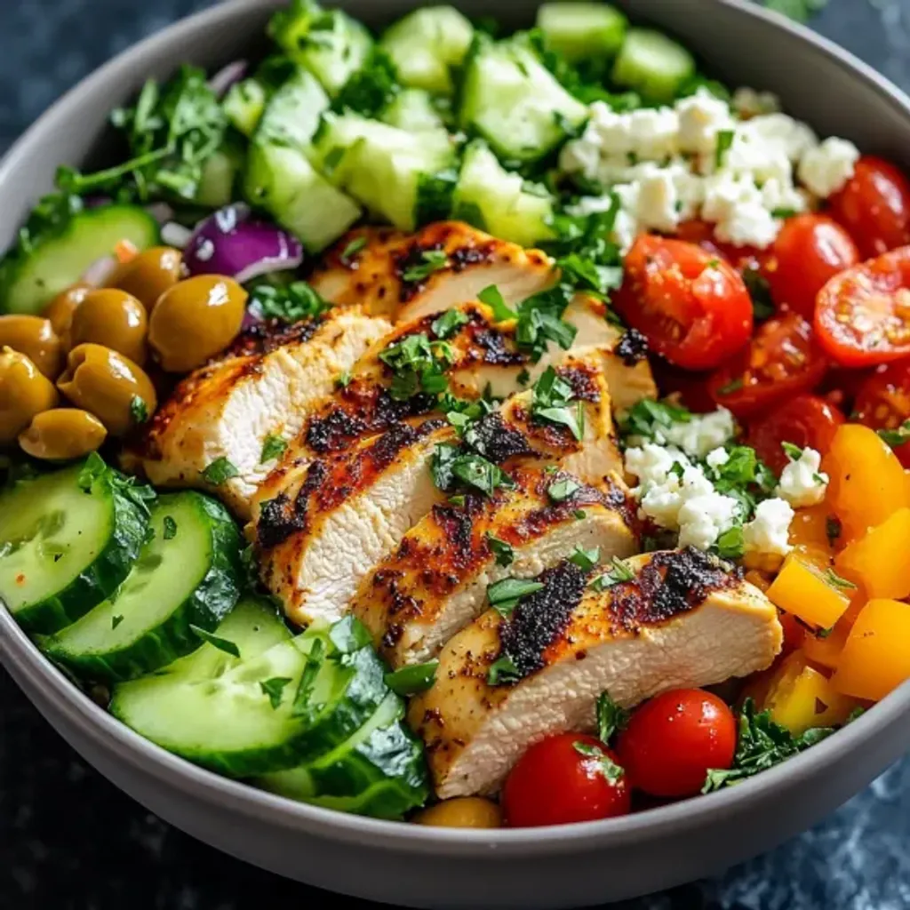 Flavorful Mediterranean Chicken Bowl Recipe