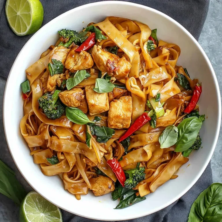 Flavorful Thai Drunken Noodles: A Must-Try Recipe