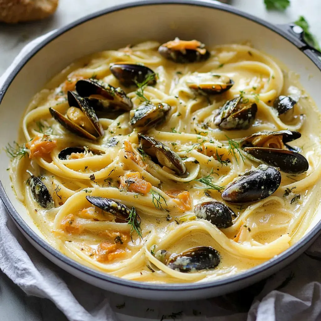 Garlic Fennel Mussels Pasta: A Delectable Seafood Delight