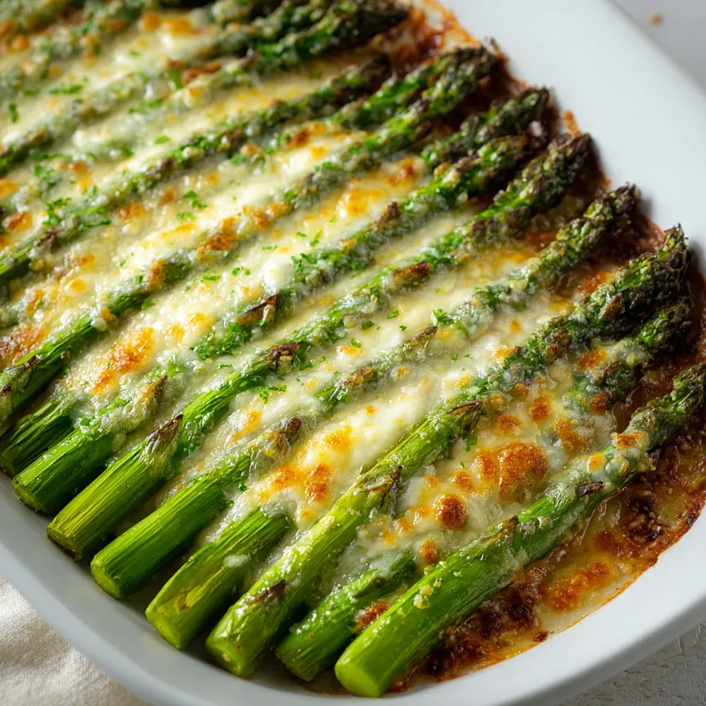 Garlic Parmesan Baked Asparagus Recipe