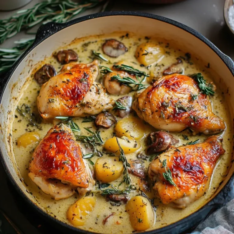 Herb-Crusted Chicken with Savory Sauce