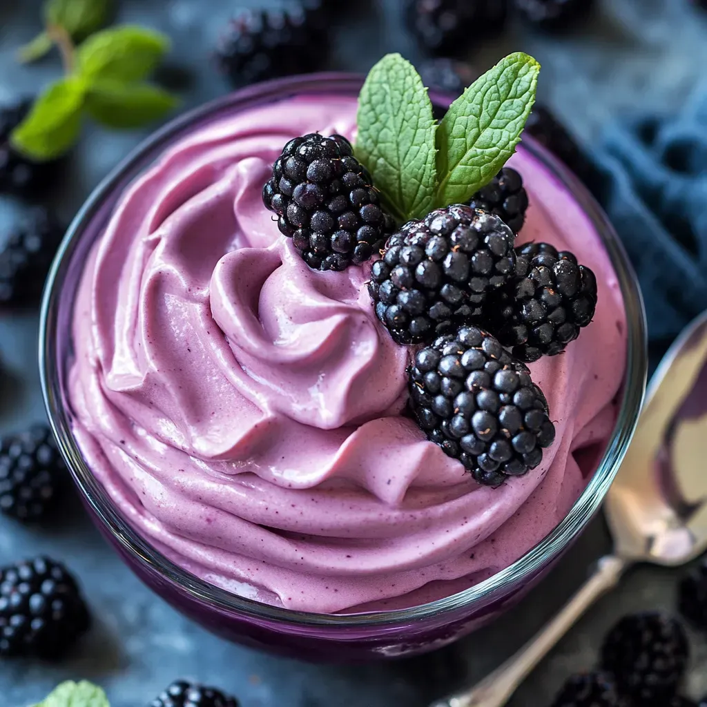 Irresistible Blackberry Mousse Recipe