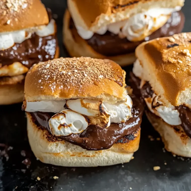 Irresistible Grilled S'mores Sliders Recipe