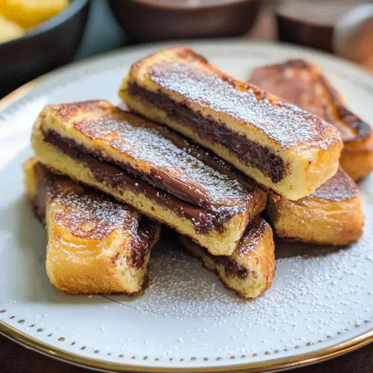 Irresistible Hazelnut Stuffed Toast