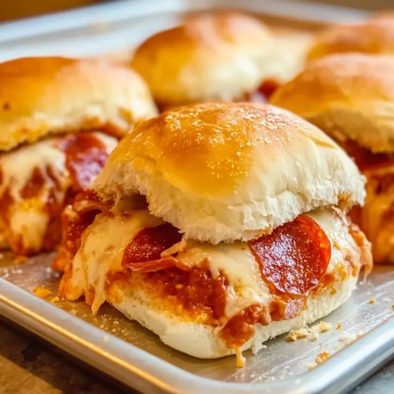 Irresistible Pepperoni Pizza Sliders Recipe
