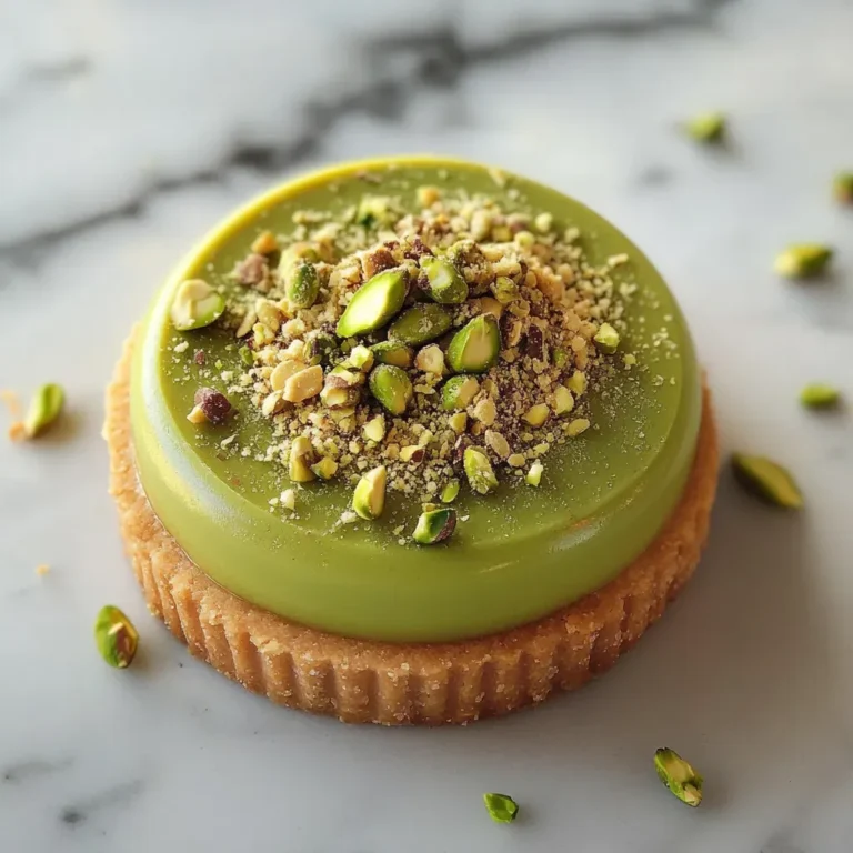 Irresistible Pistachio Tart Recipe