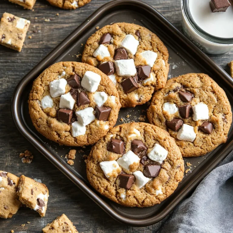 Irresistible S'mores Treat Cookies