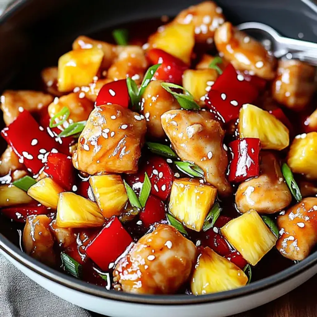 Irresistible Sticky Pineapple Chicken Recipe