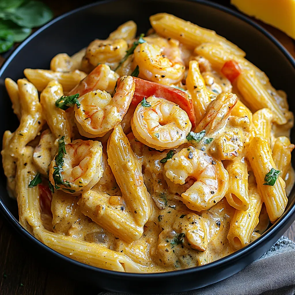 Jamaican Shrimp Rasta Pasta Recipe