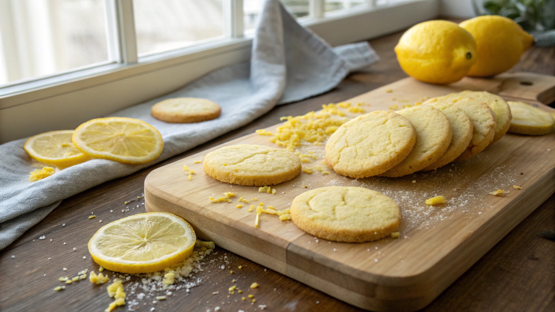Lemon SliceandBake Cookies