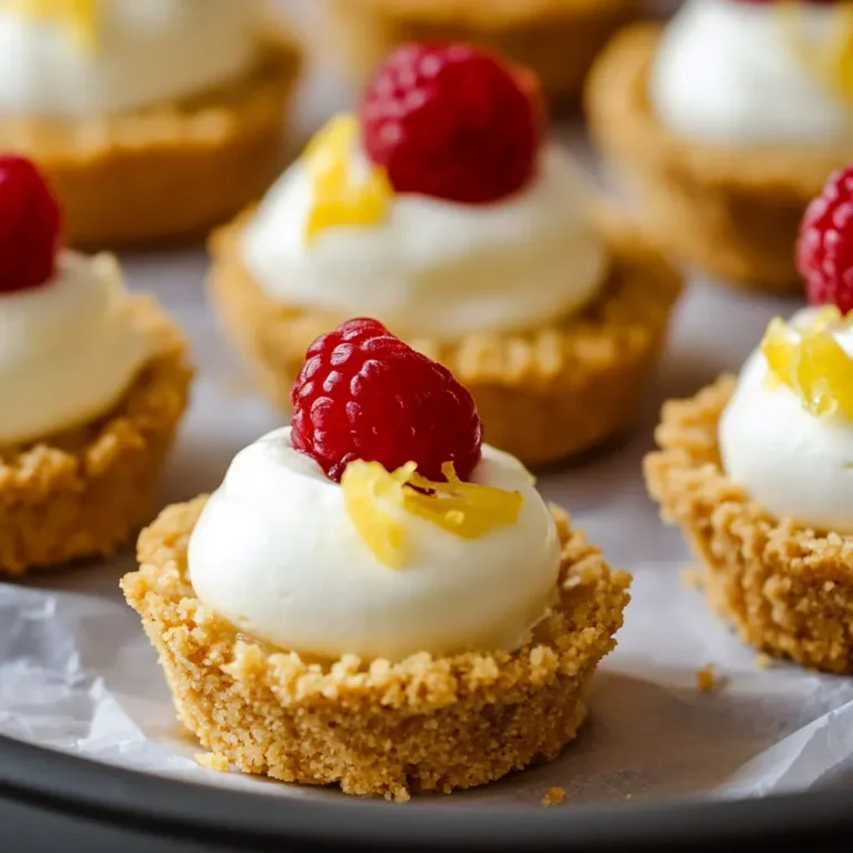 Luscious Lemon Cheesecake Tarts: A Zesty Dessert Delight