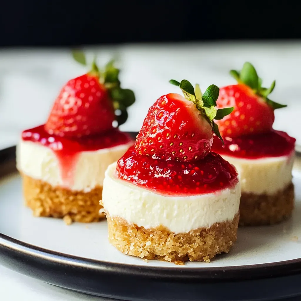 Mini Strawberry Cheesecakes: Cute and Delicious Recipe