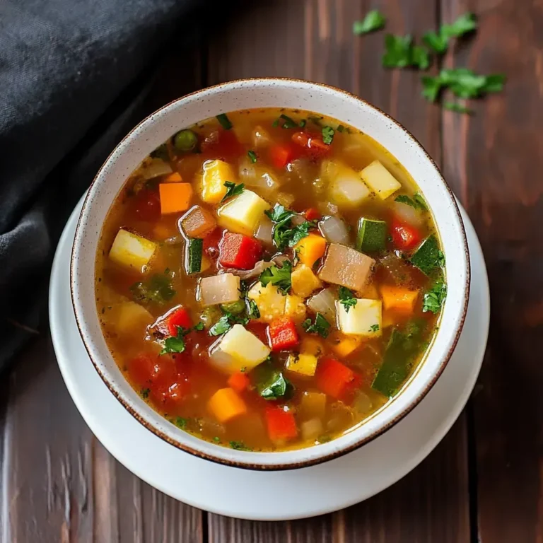 Nourishing Homemade Vegetable Soup