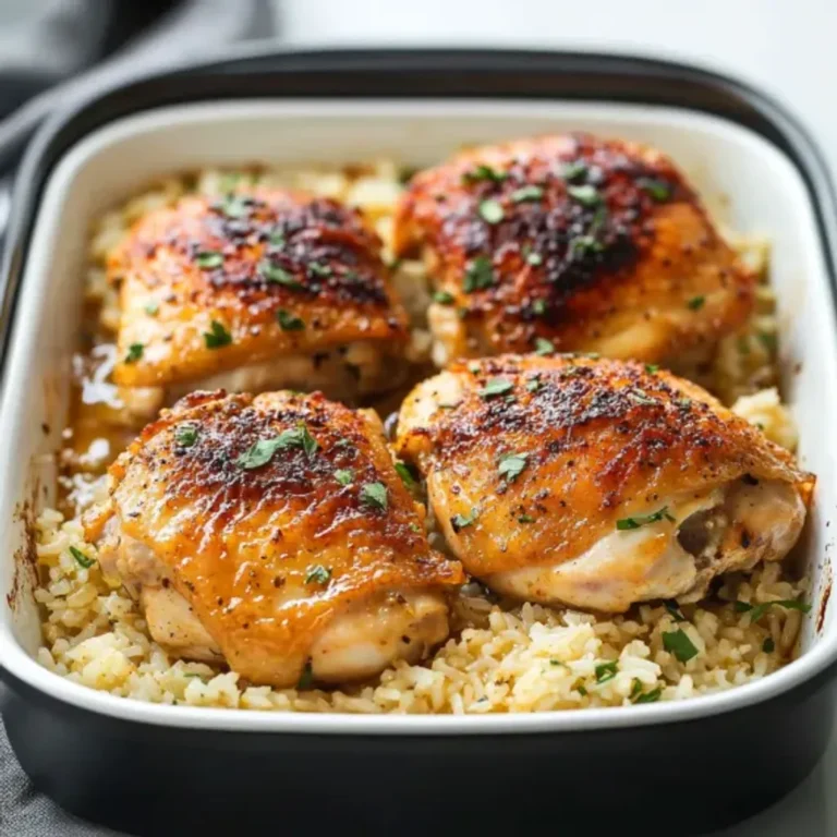 One-Pan Oven Baked Chicken and Rice