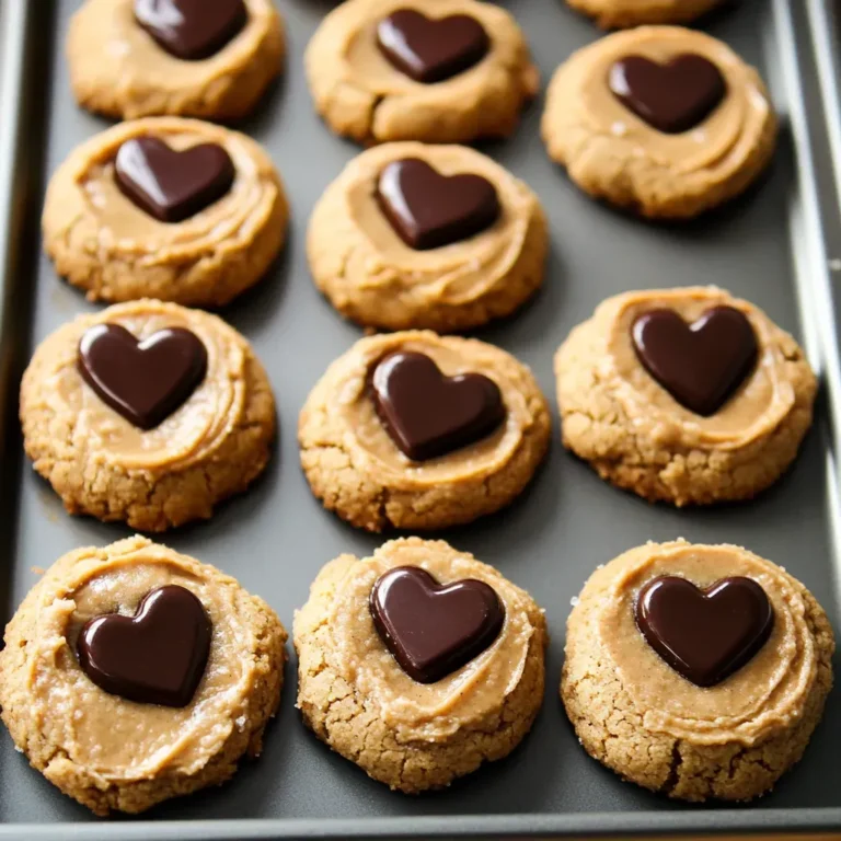 Peanut Butter Heart Cookies: Heavenly Recipe for Romance