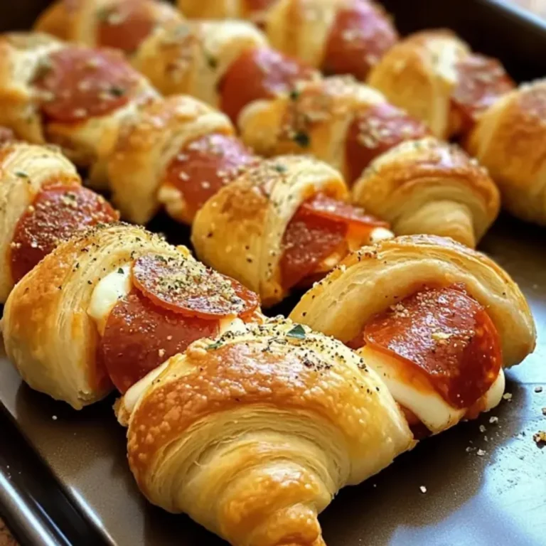 Pepperoni Cheese Croissant Bites: Delicious Appetizer Recipe