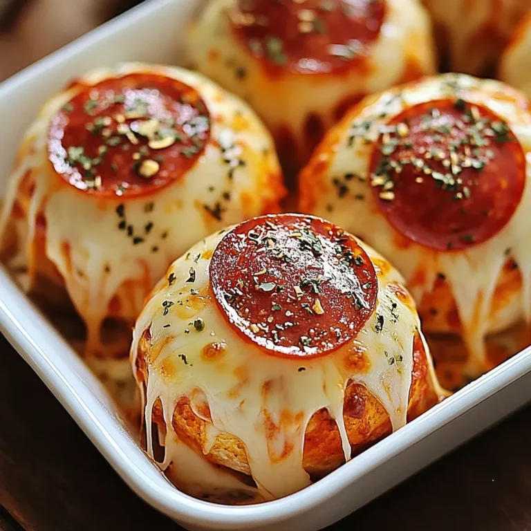 Pepperoni Pizza Bombs: Cheesy and Delicious Recipe
