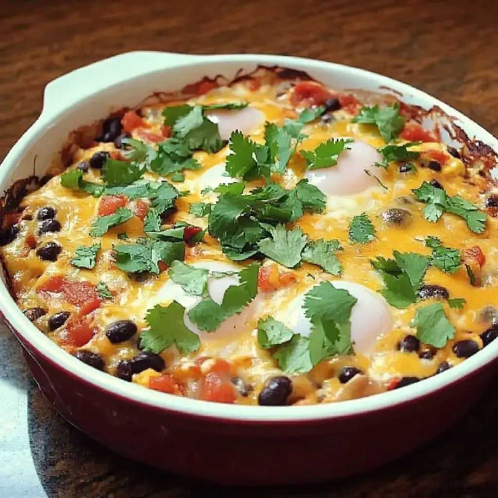 Protein-Packed Black Bean Egg Bake