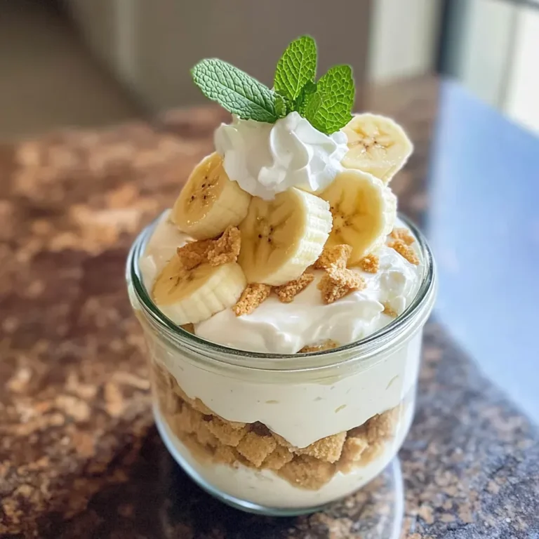 Protein-packed Creamy Banana Dessert