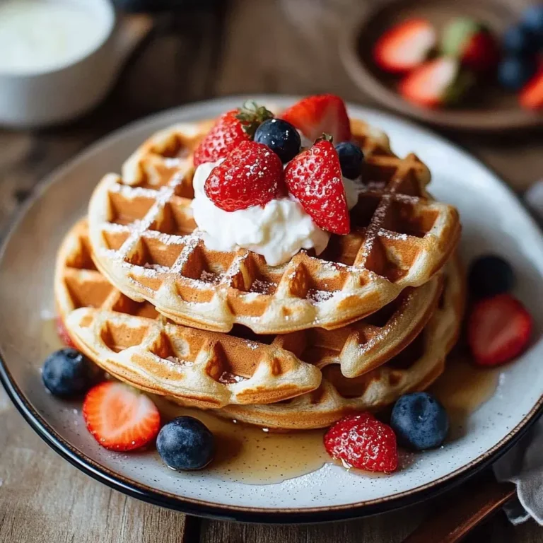 Protein-Packed Fluffy Waffles