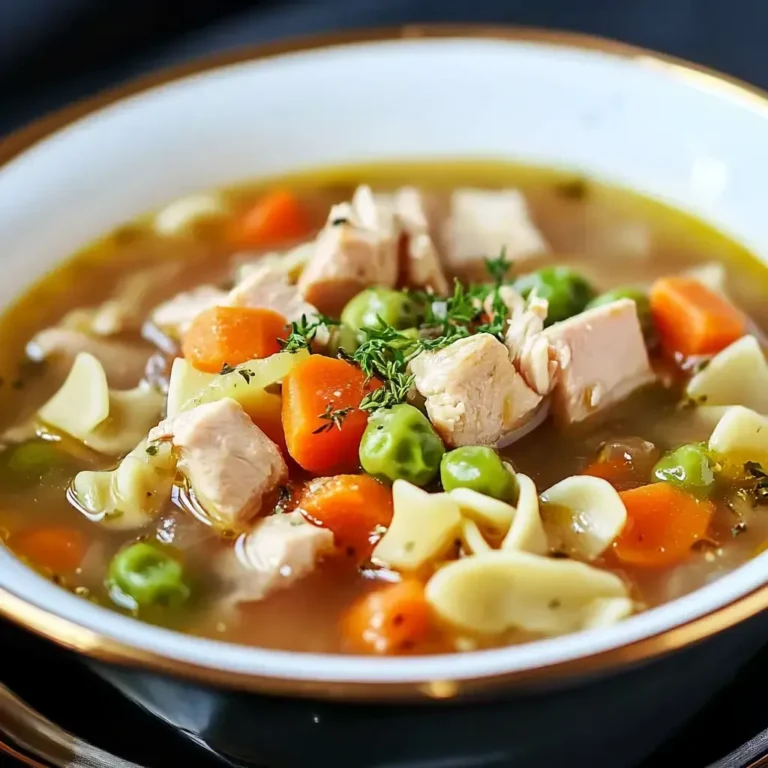Quick and Easy Turkey Soup Recipe