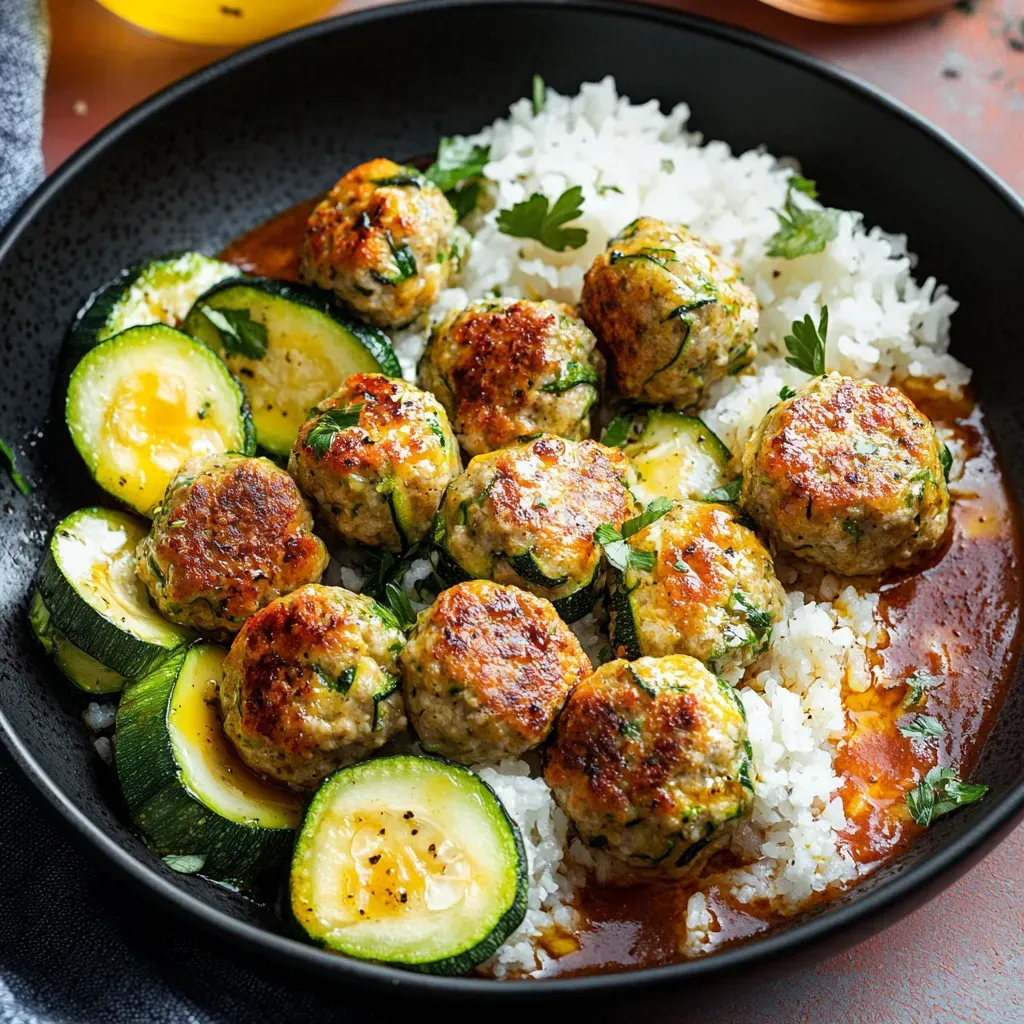 Savory and Moist Chicken Meatballs Recipe