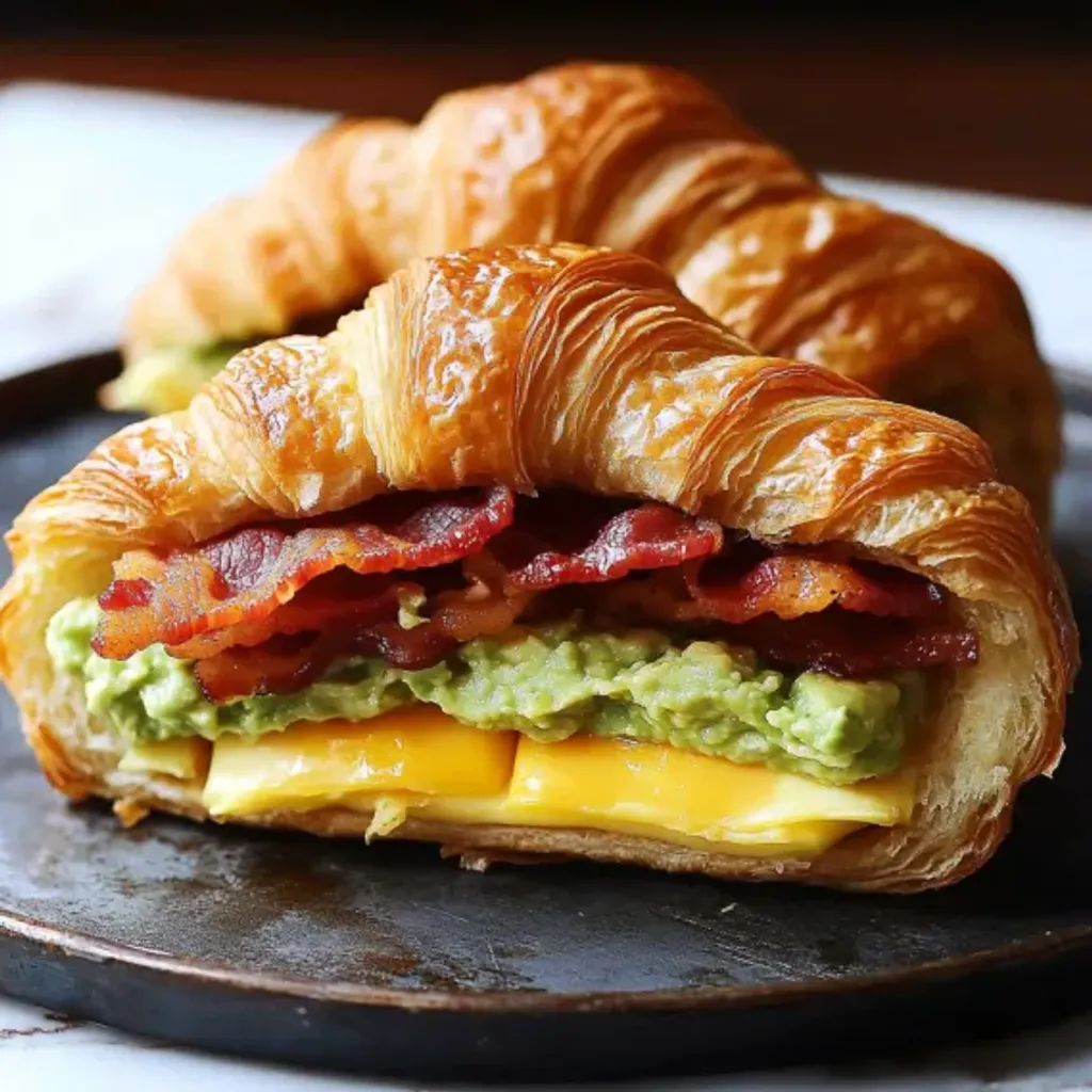 Savory Bacon and Egg Croissant