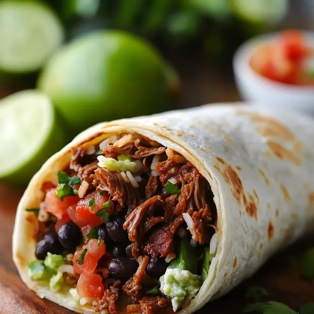 Savory Barbacoa Beef Wraps with Tasty Fillings