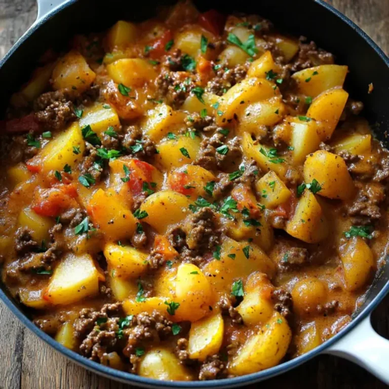 Savory Beef and Potato Skillet Recipe