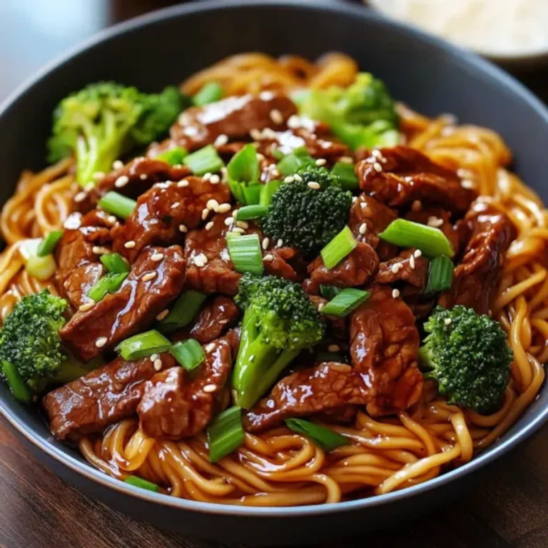 Savory Beef Noodles in Sweet Sauce