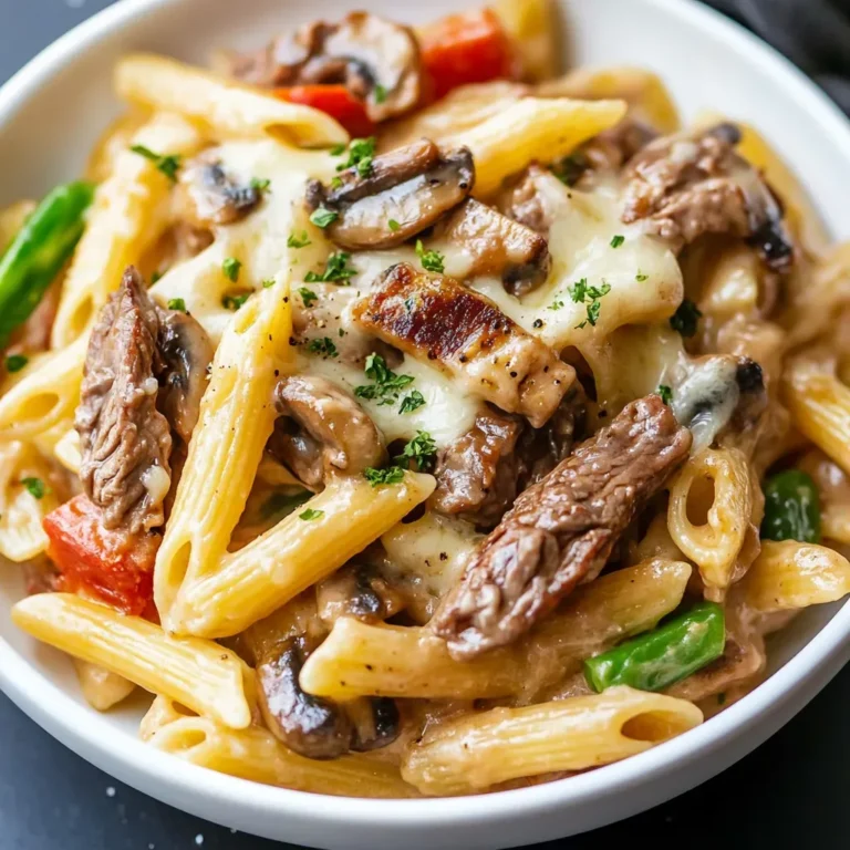 Savory Beef Pepper Pasta Skillet