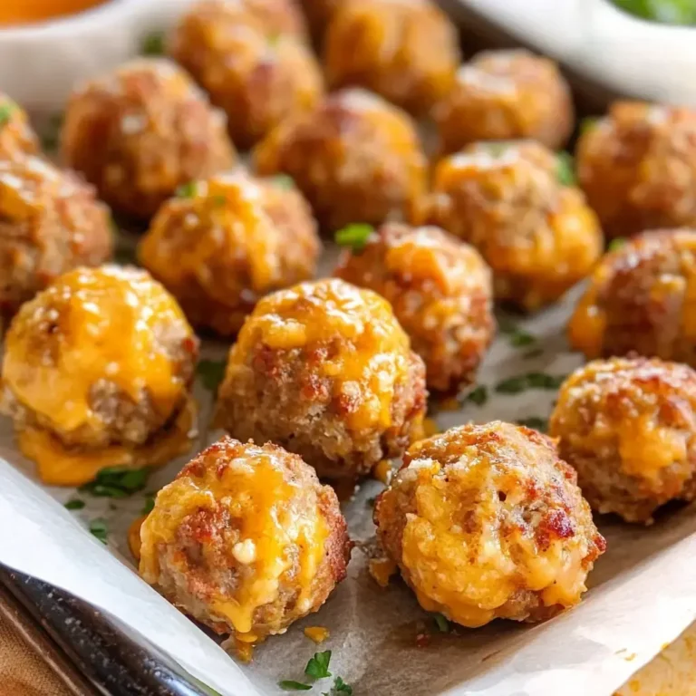 Savory Cheddar Bay Sausage Balls Recipe