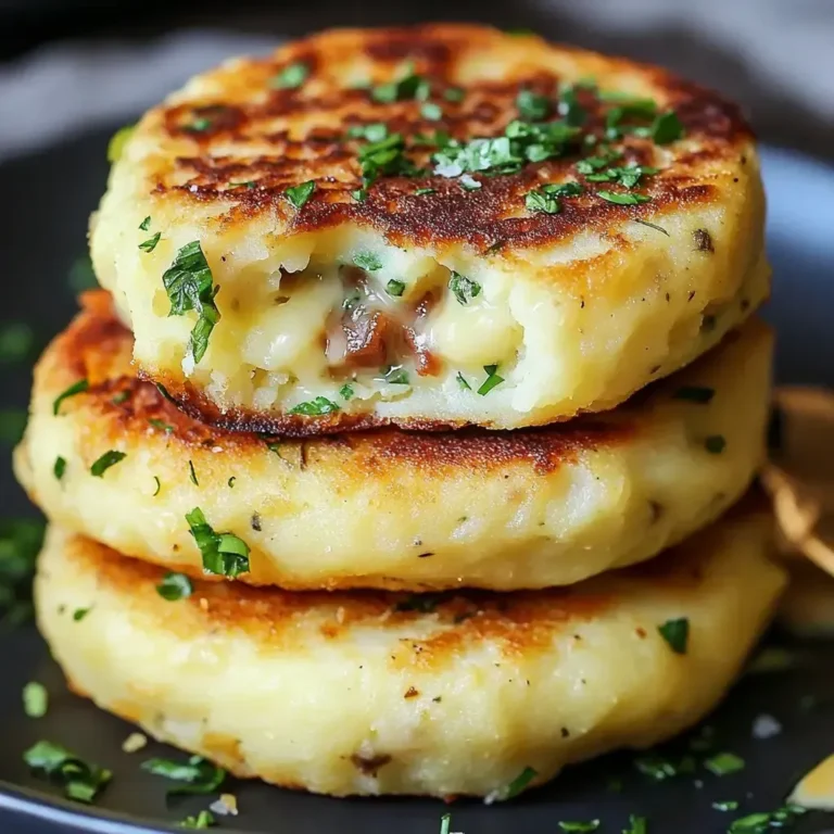 Savory Cheesy Potato Patties Recipe