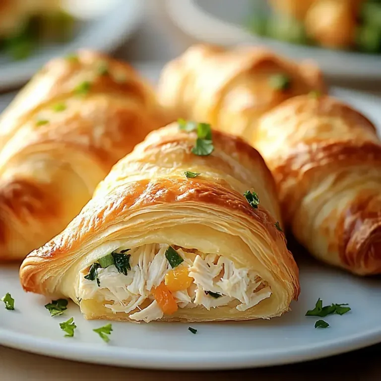 Savory Chicken Crescent Roll Recipe