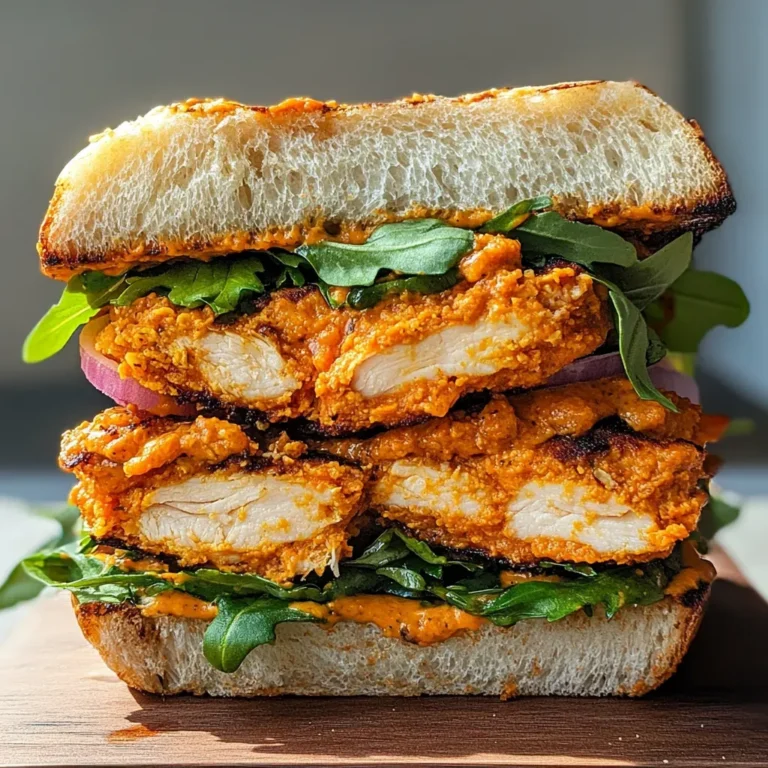 Savory Chicken Romesco Sandwich: A Flavorful Delight