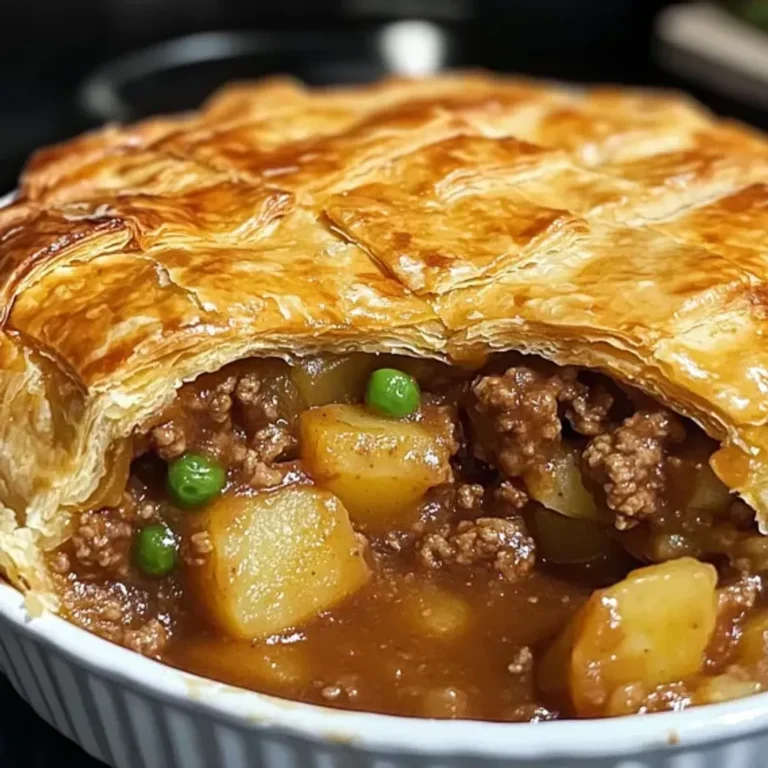 Savory Irish Meat and Potato Pie Recipe
