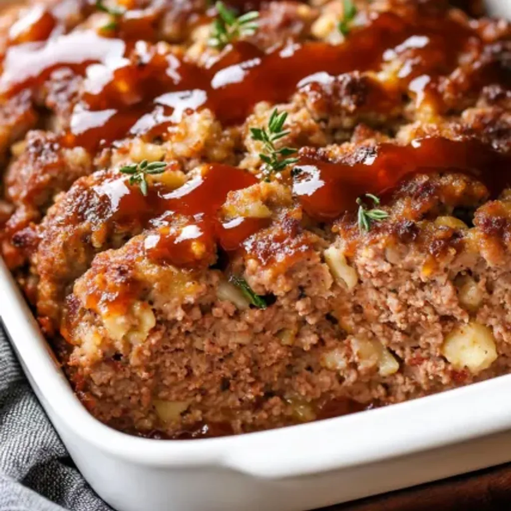 Savory Meatloaf Recipe with Stuffing Mix