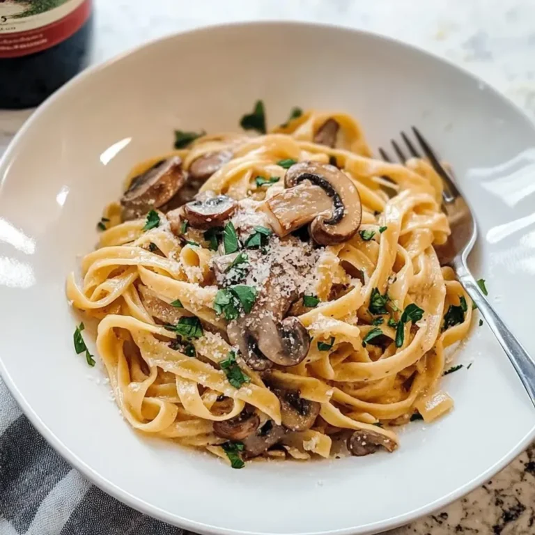 Savory Mushroom Pasta Recipe
