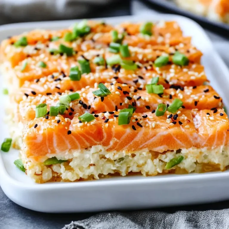Savory Salmon Sushi Bake: Delicious and Easy Recipe