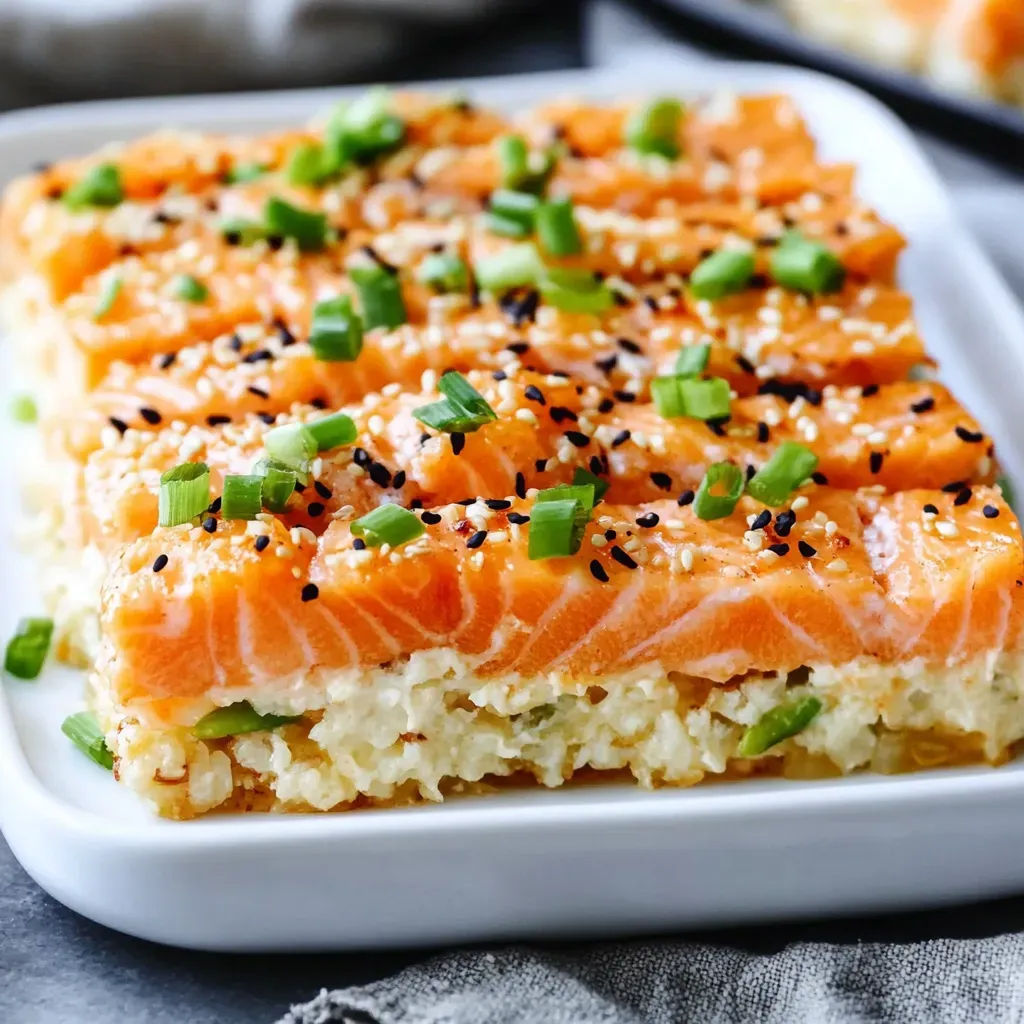 Savory Salmon Sushi Bake: Delicious and Easy Recipe