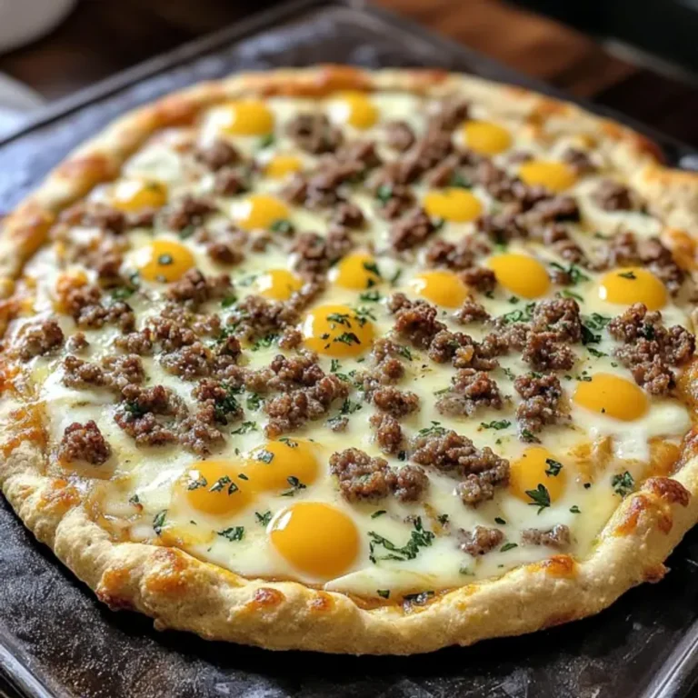 Savory Sausage Gravy Pizza Recipe