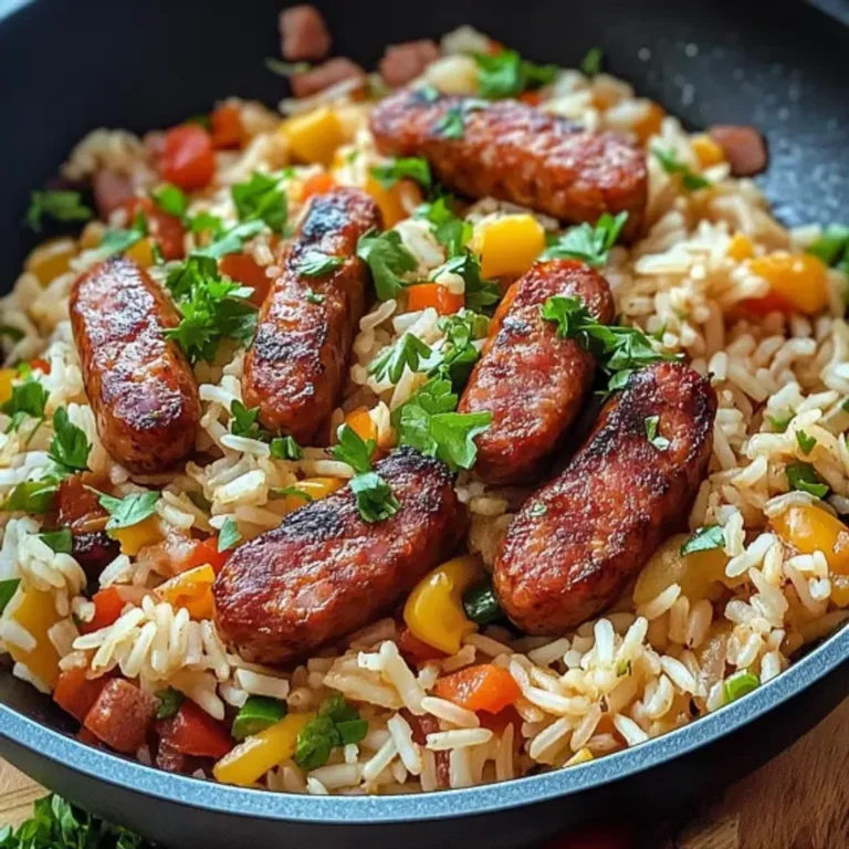 Savory Sausage Rice Skillet