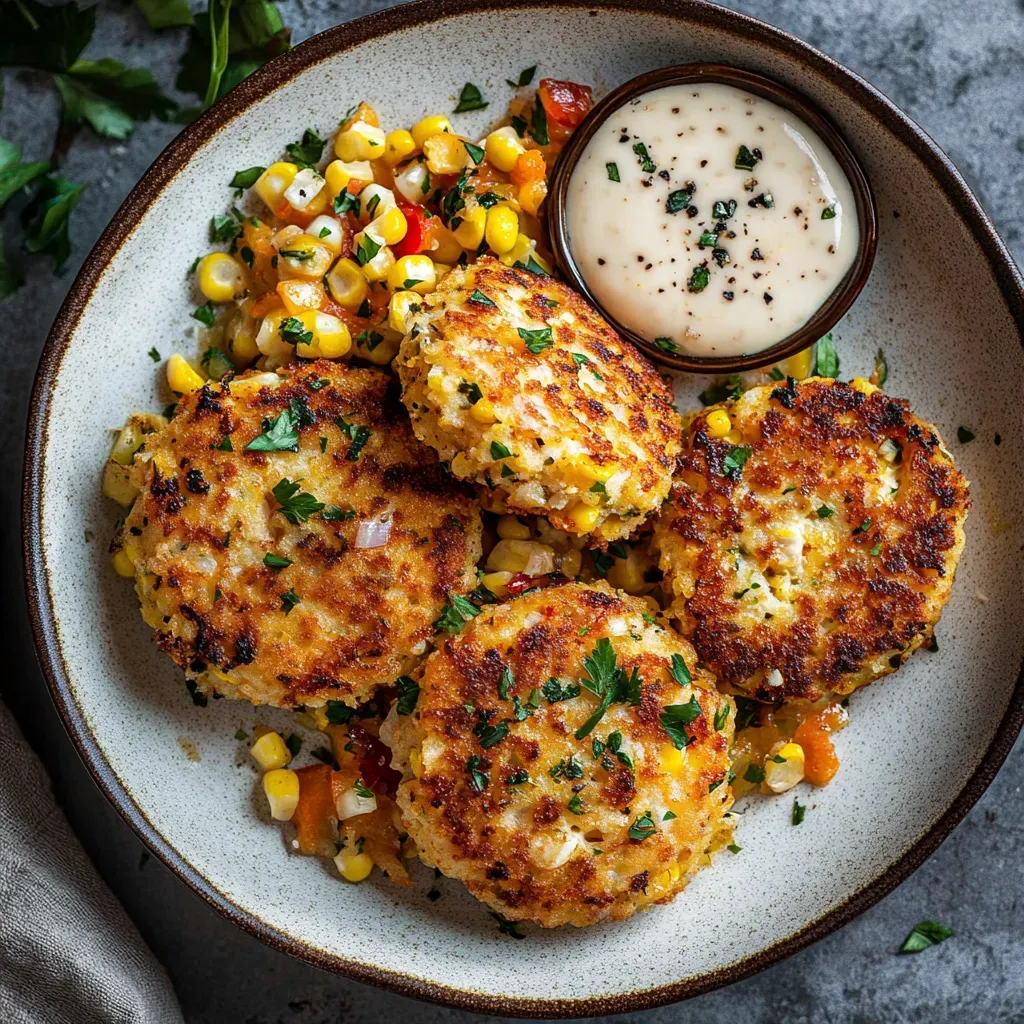 Savory Shrimp Corn Cakes Recipe